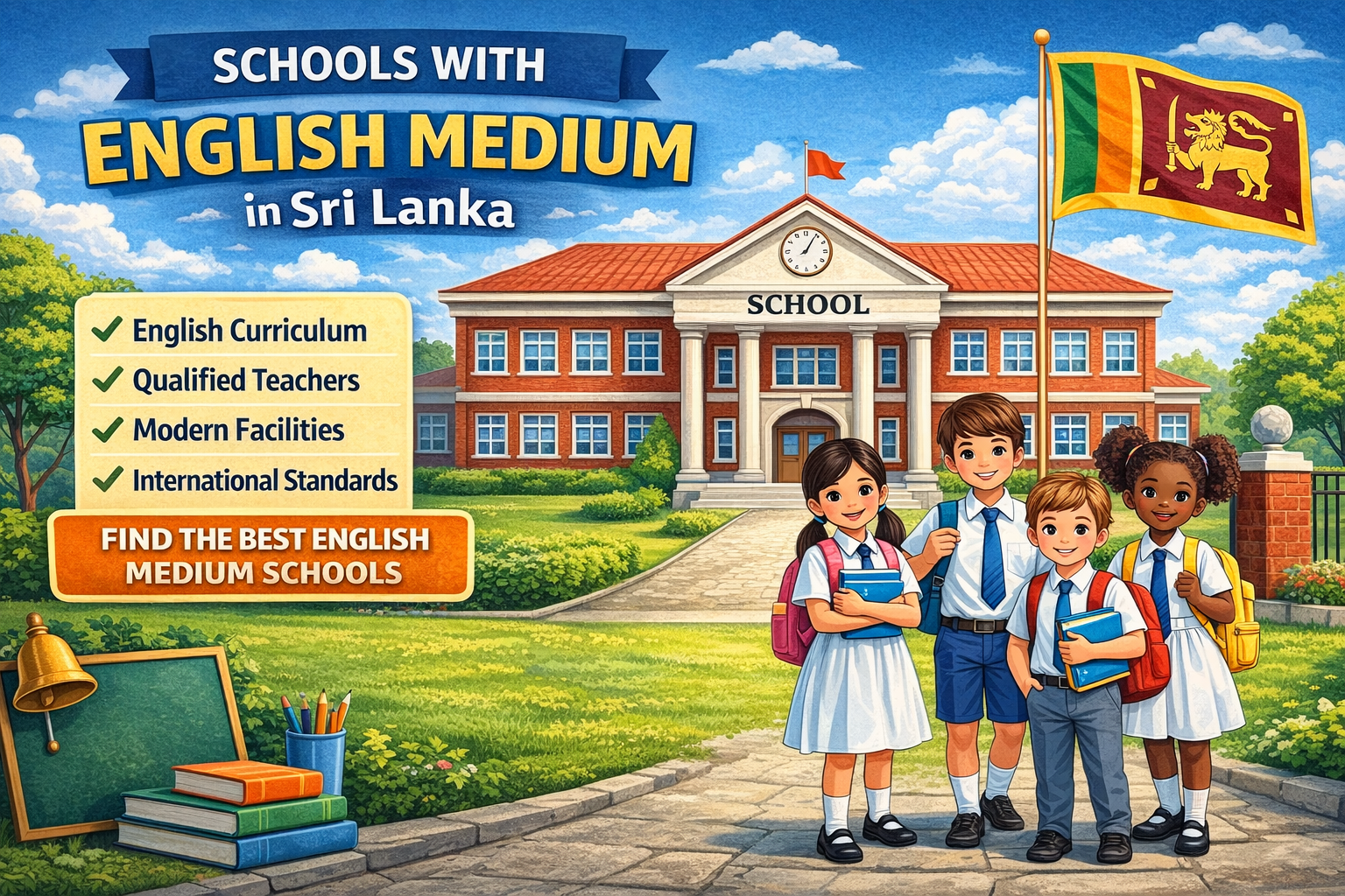Schools with English Medium in Sri Lanka