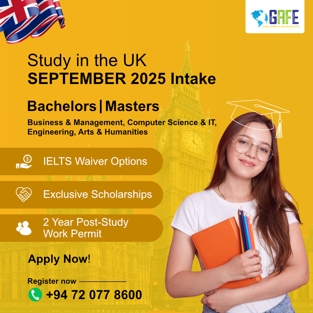  Study in the UK – September 2025 Intake! 🇬🇧