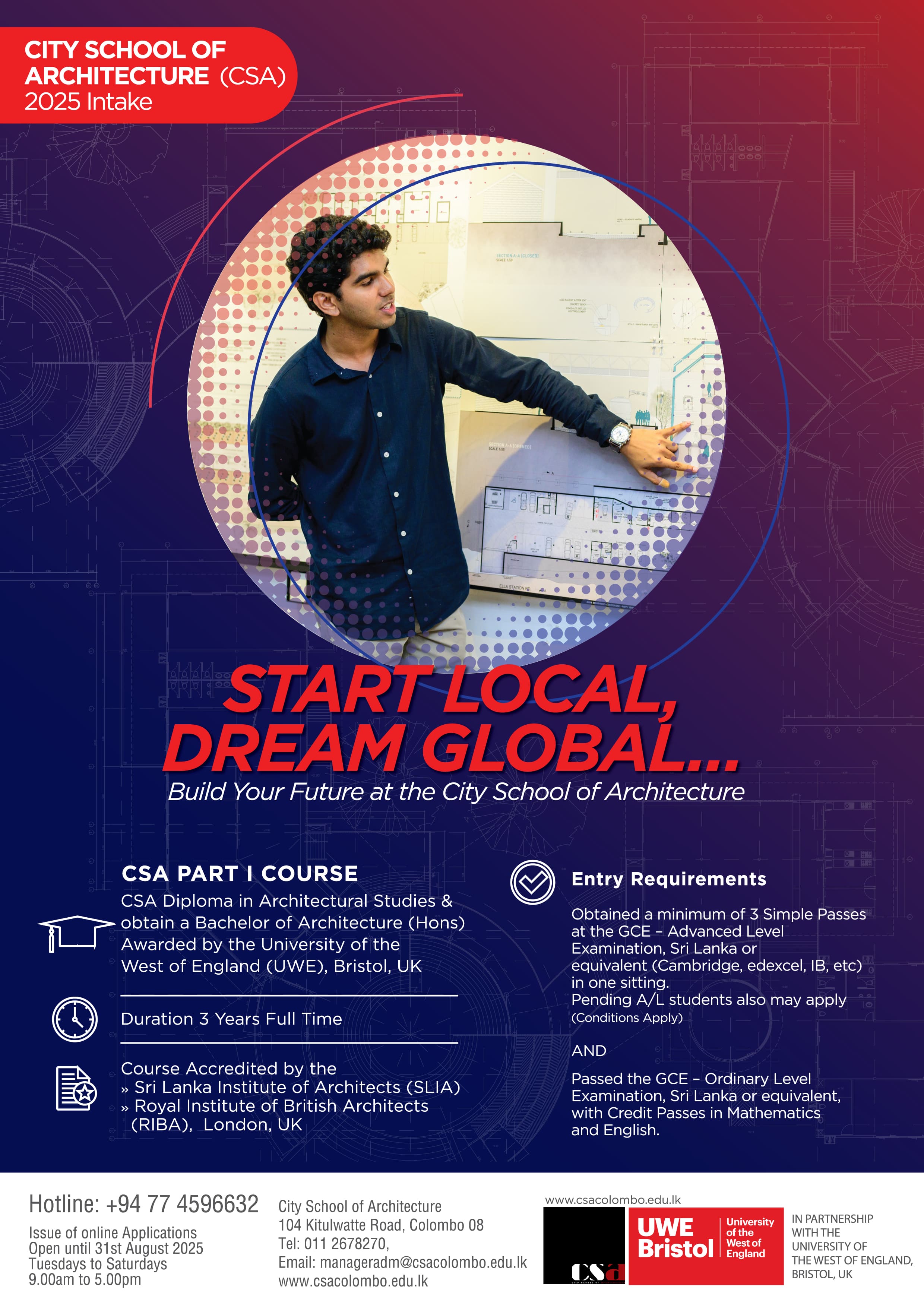 CSA Part I 2025 applications are open now