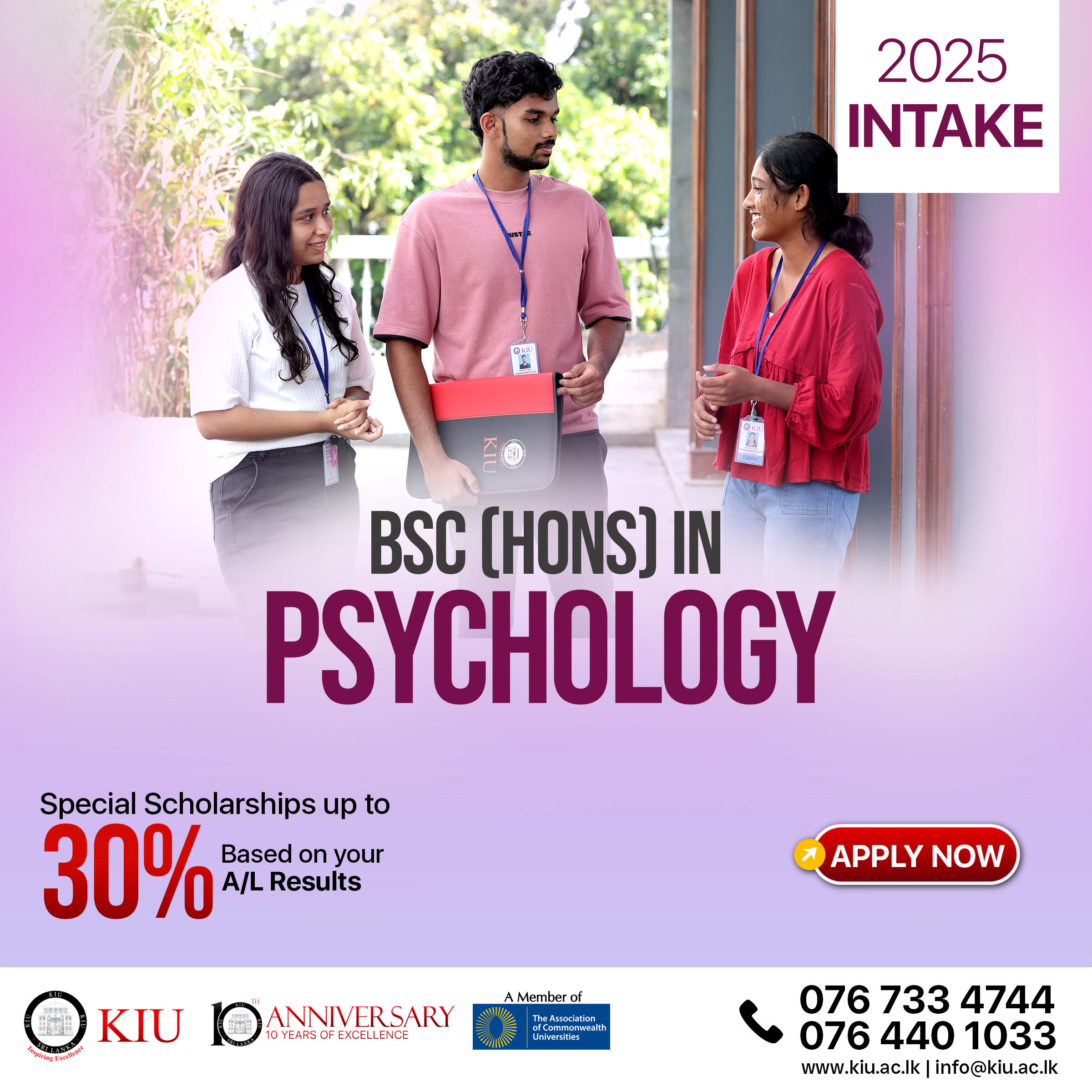 Kickstart Your Psychology Career with KIU – 2025 Intake Open!