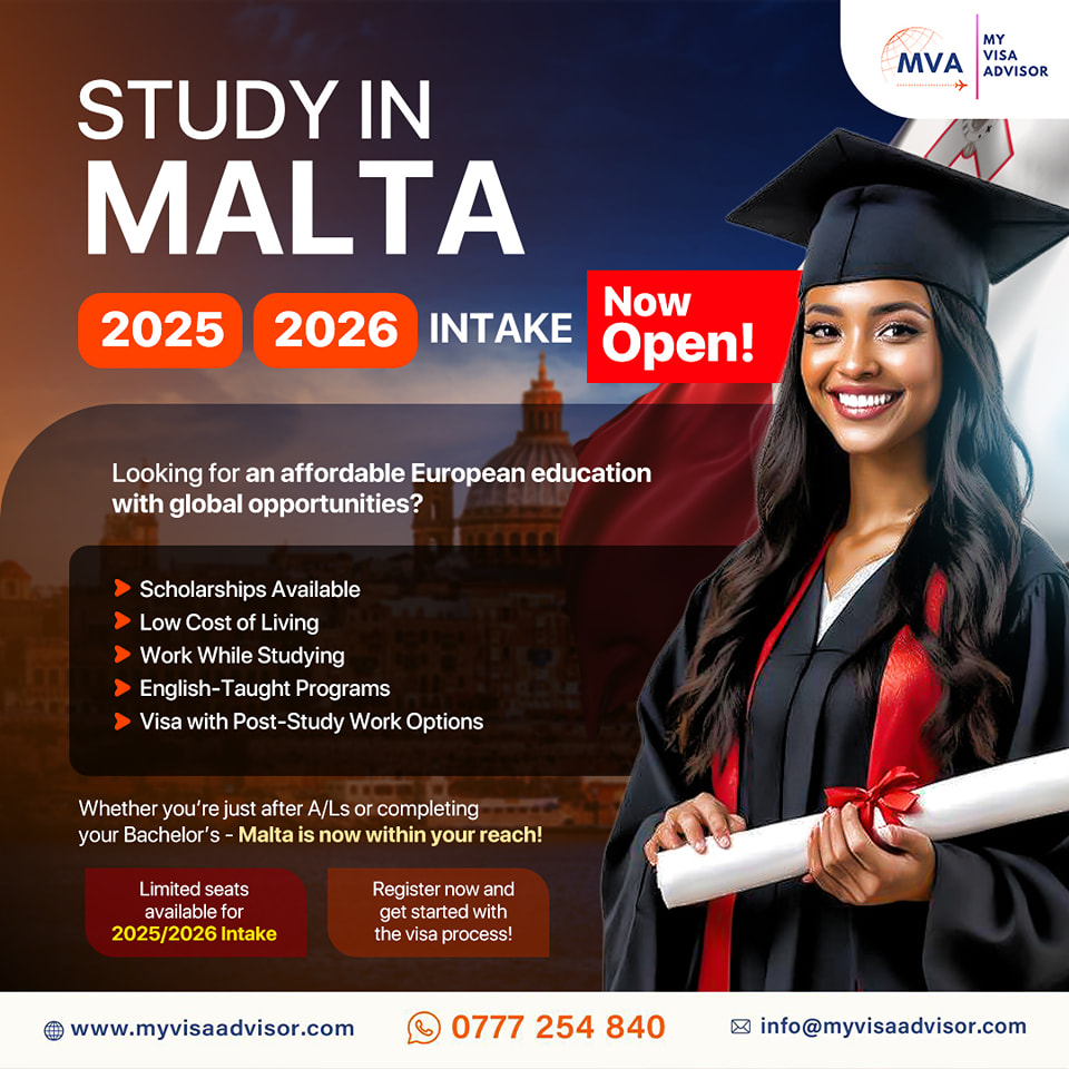  Study in Malta - 2025 | 2026 intake - Apply Now! 