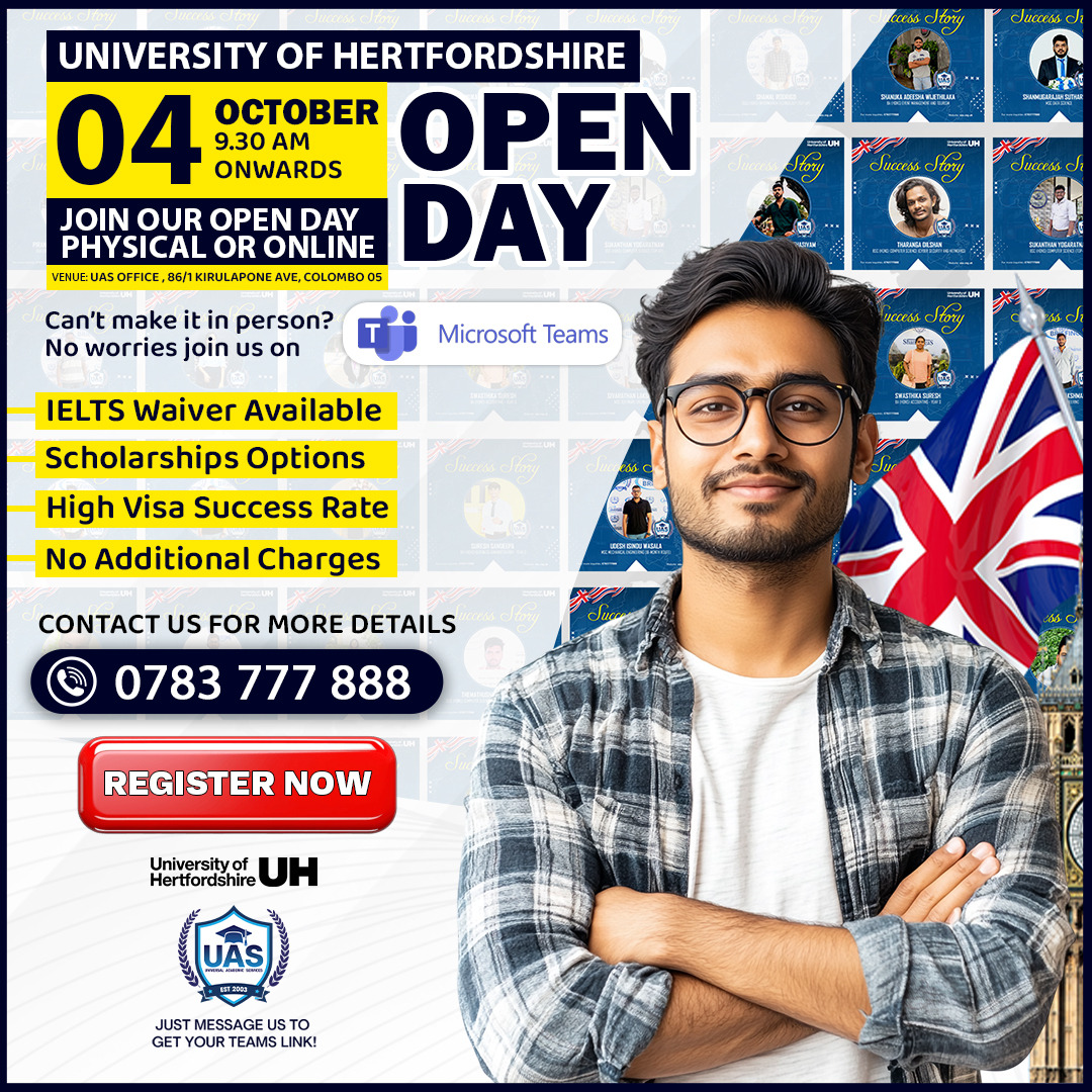 🎓 University of Hertfordshire – UK Study Open Day!