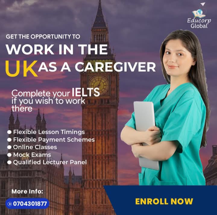 Work in the UK as a Caregiver – Start with IELTS!