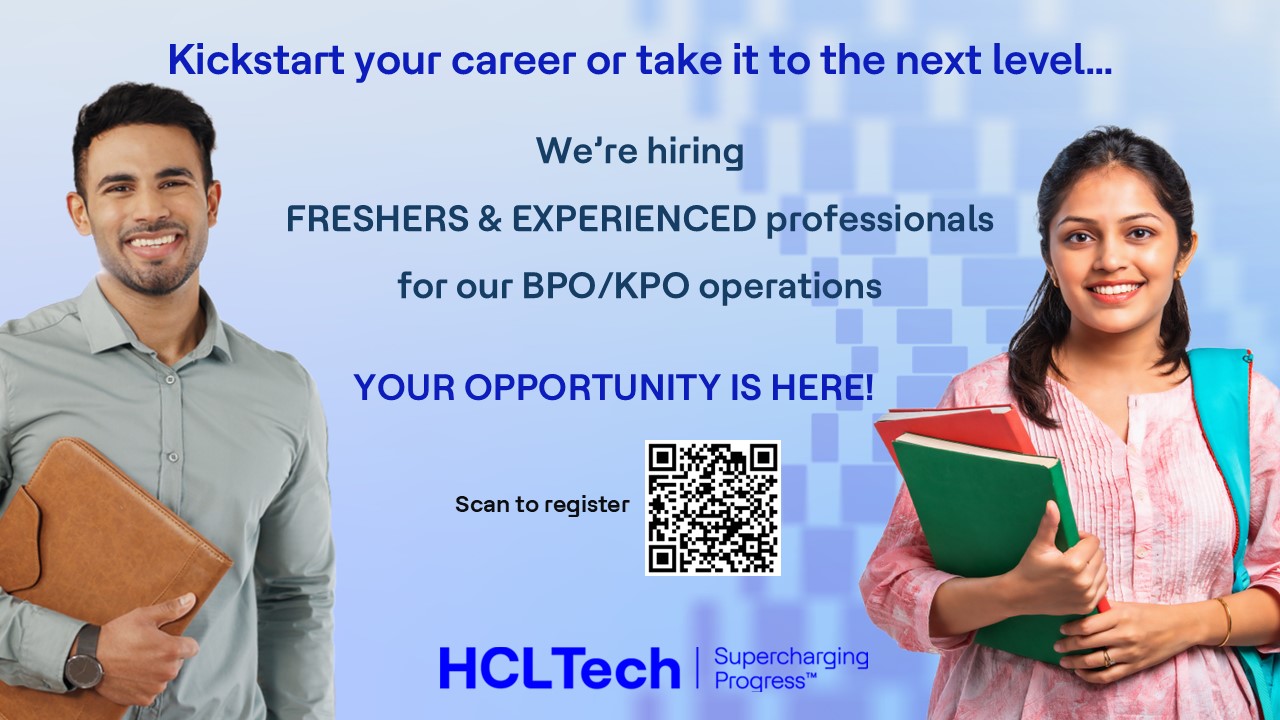 BPO/KPO Opportunities @ HCLTech, Sri Lanka