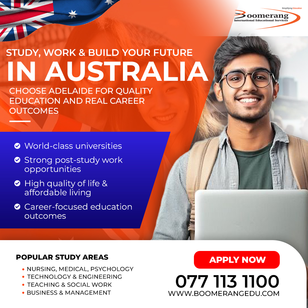 Study, Work & Build Your Future in Australia with Boomerang International!