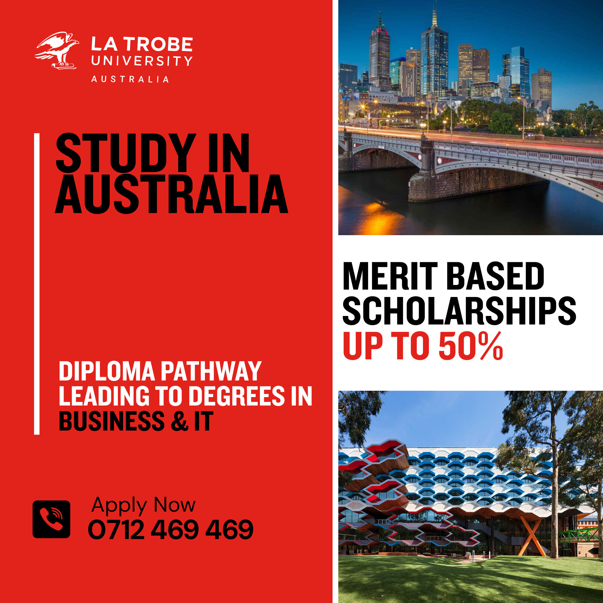 Study in Australia with La Trobe University!