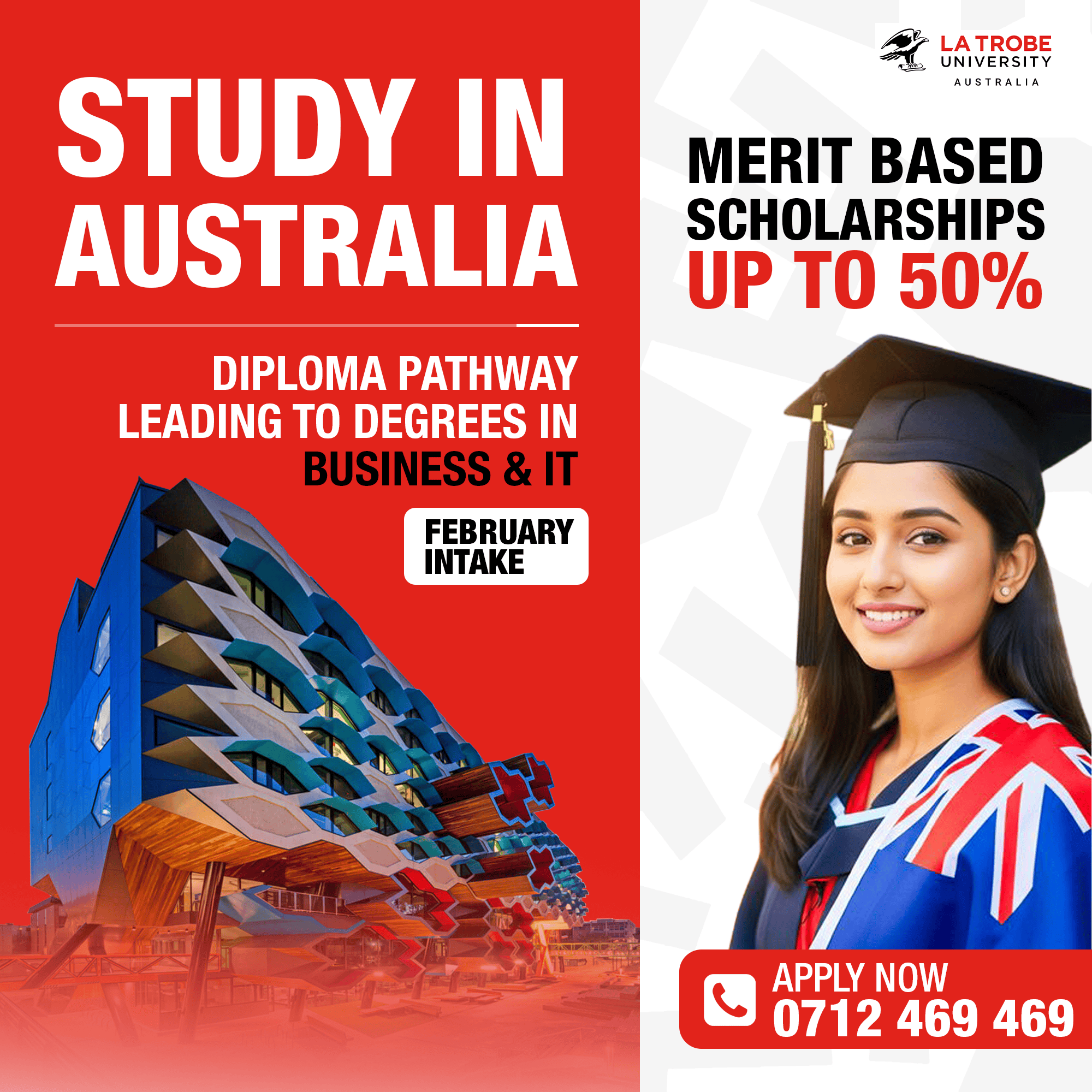 Study in Australia with La Trobe University!