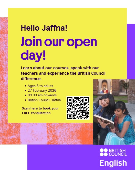 Jaffna Open Day 2026 – Discover Your English Journey!