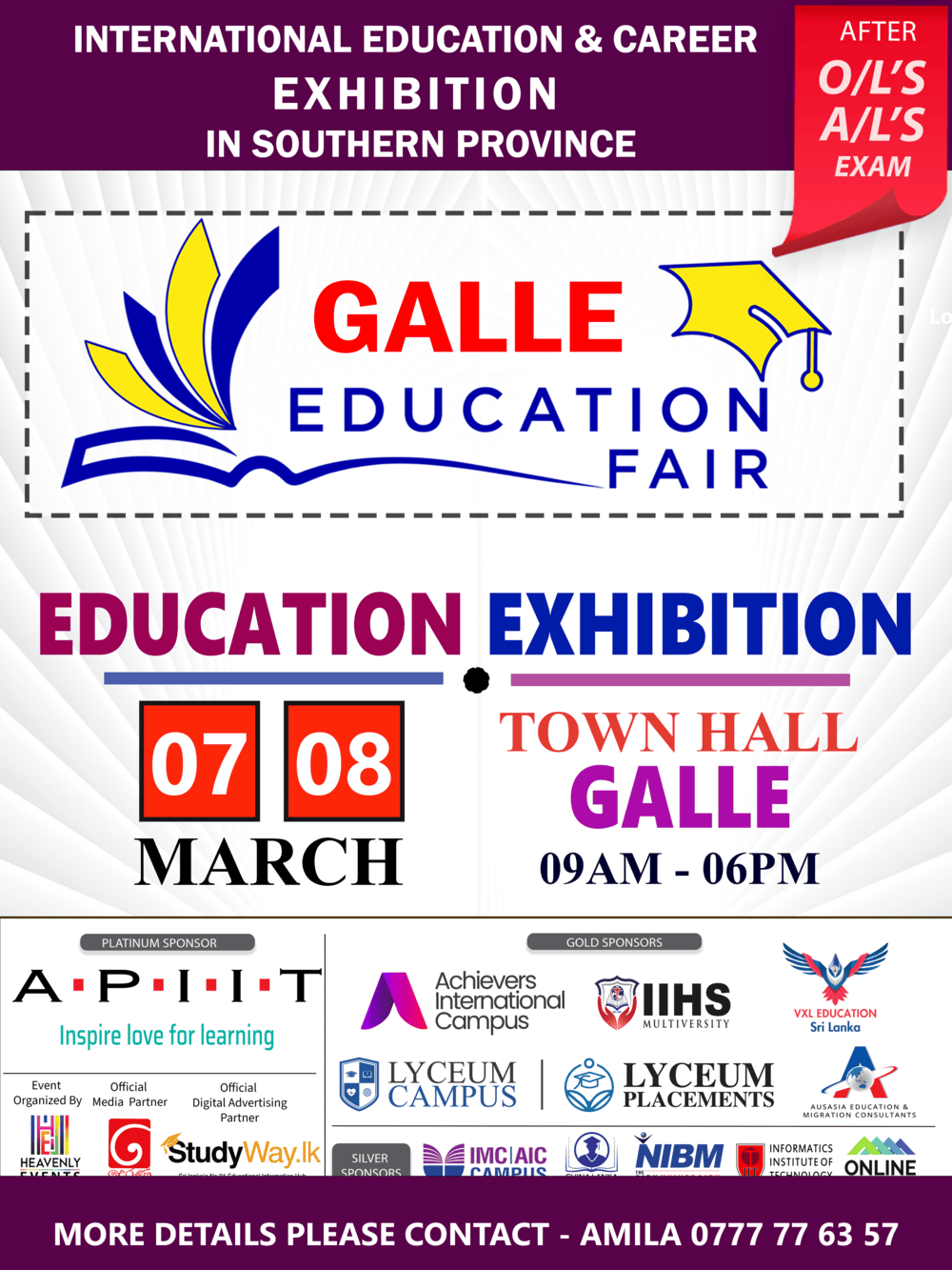 Galle Education Fair 2026 – Your Gateway to Global Opportunities!