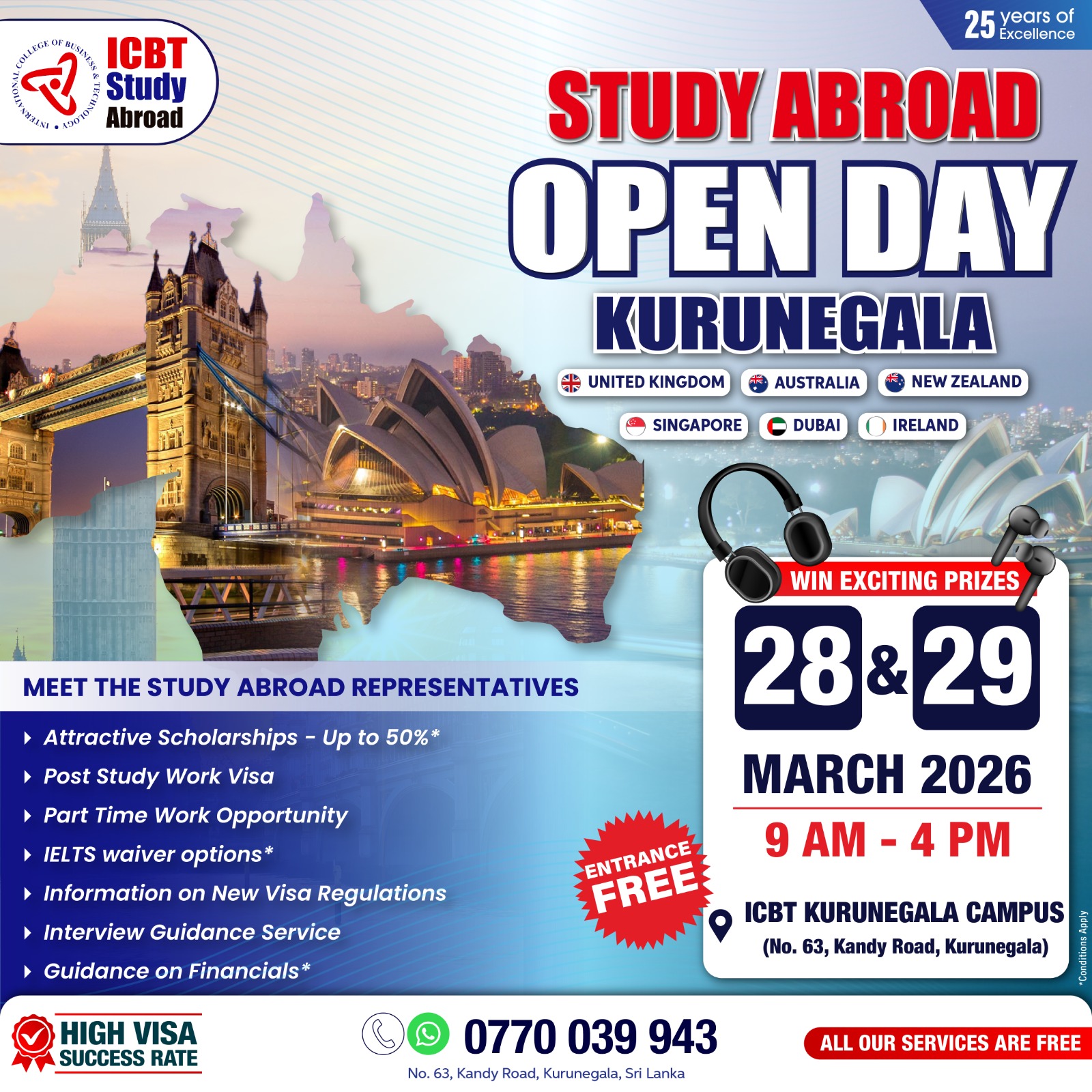 STUDY ABROAD OPEN DAY – KURUNEGALA!