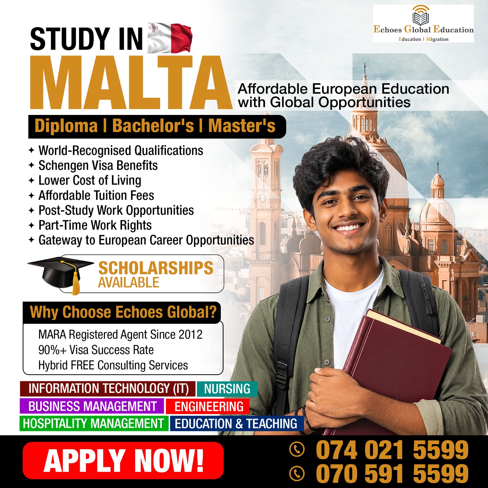 Study in Malta – Affordable European Education with Global Opportunities!