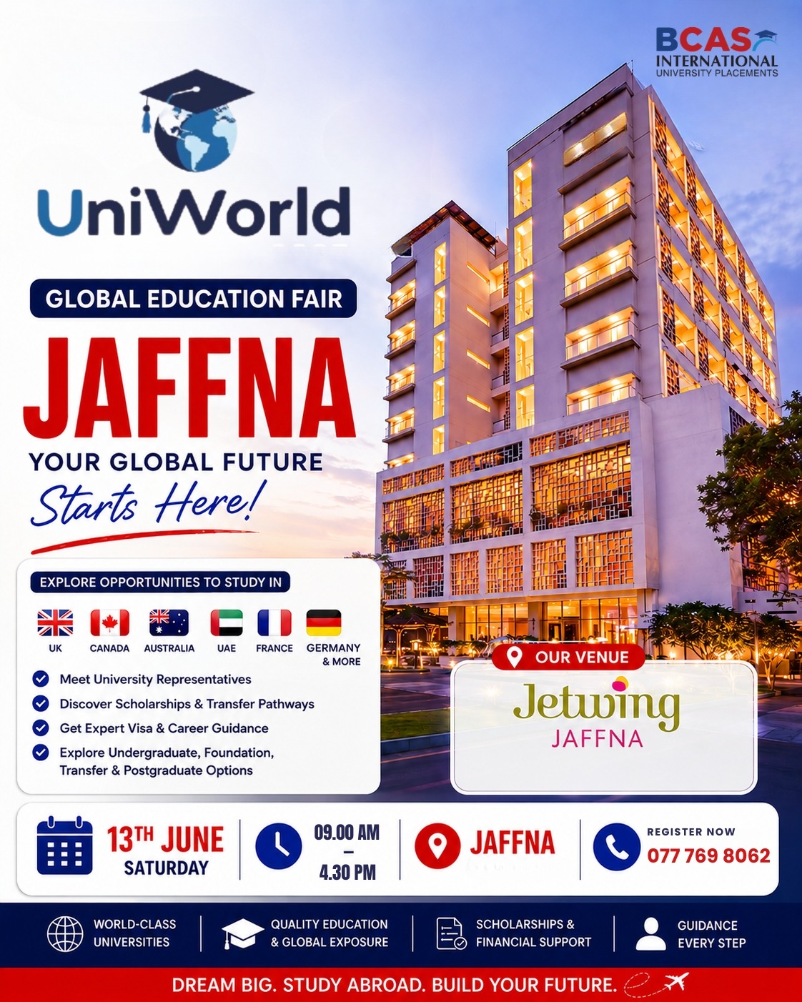UniWorld Jaffna 2026 – Global Education Fair
