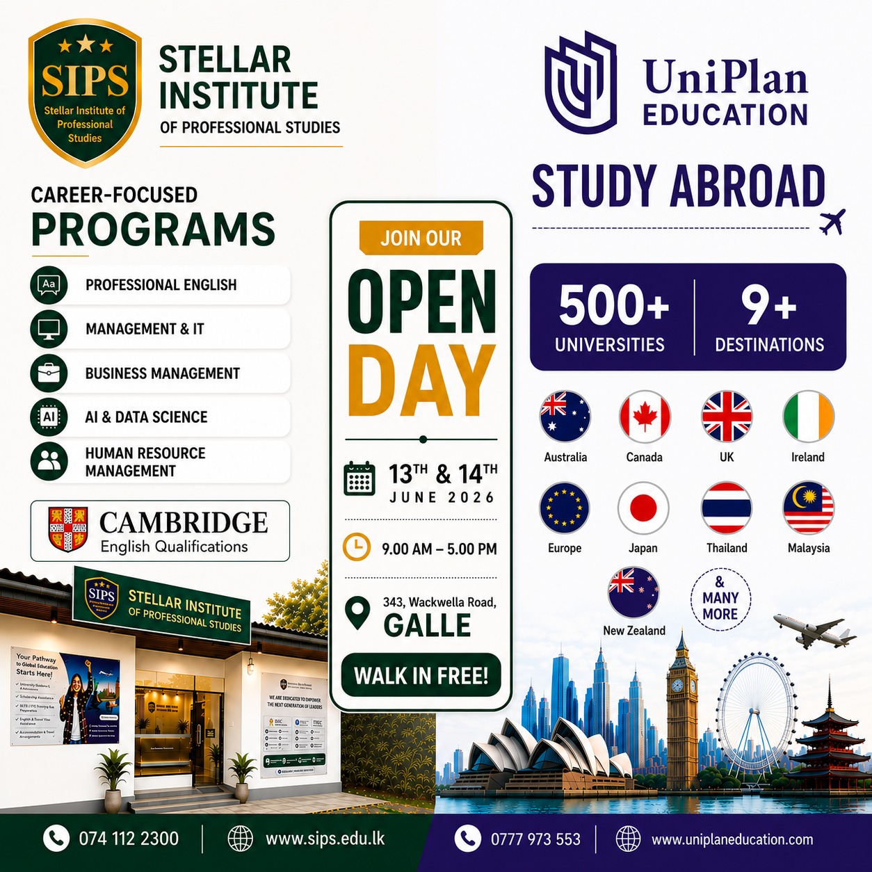 🎓 STUDY ABROAD OPEN DAY 2026 – GALLE