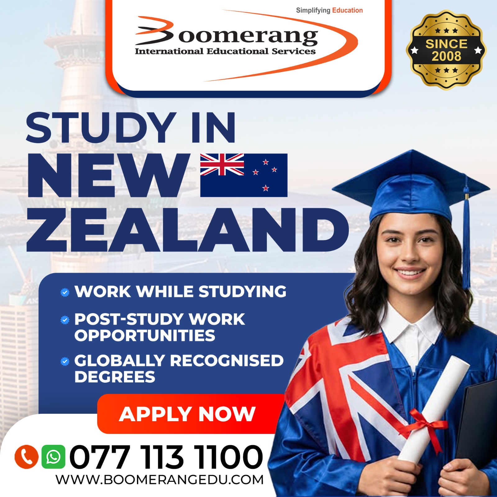 Dream Big. Study in New Zealand