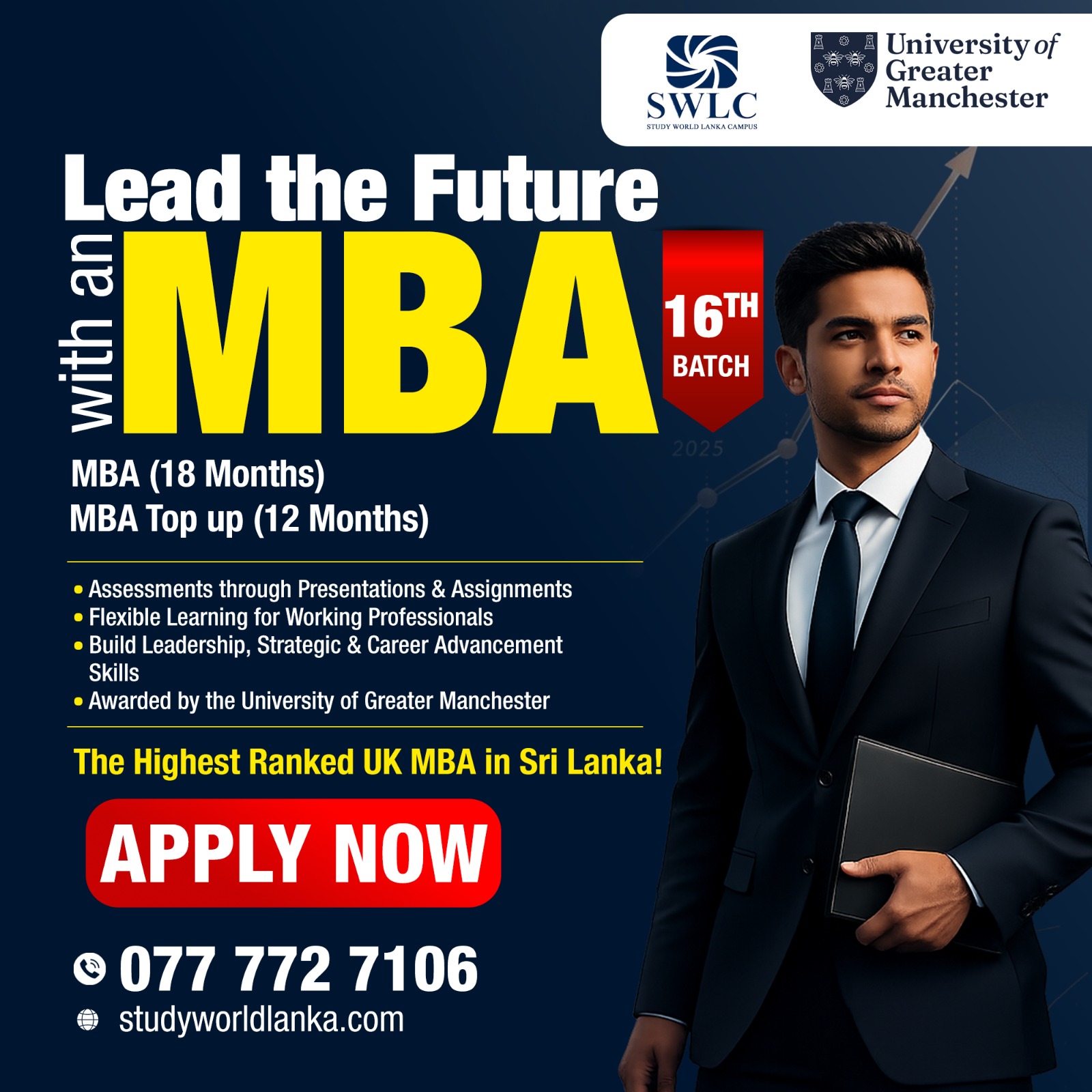 Lead the Future with an Internationally Recognized MBA at SWLC