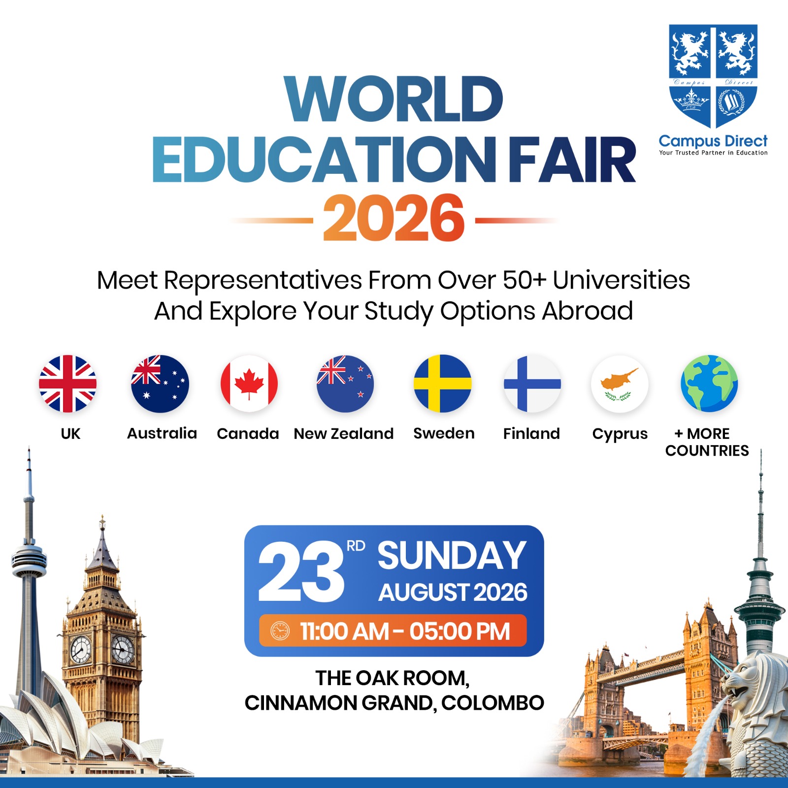 Campus Direct World Education Fair 2026 