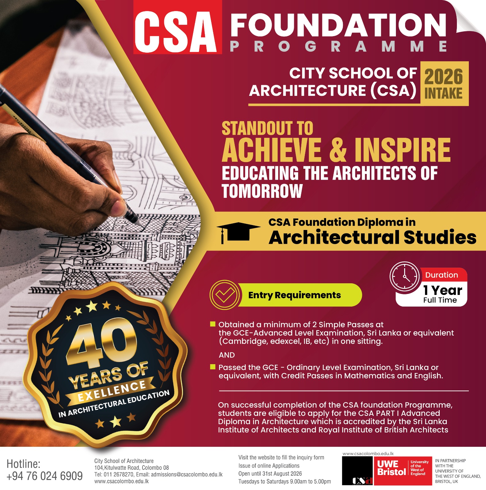 Build the Foundation for Your Architecture Career!