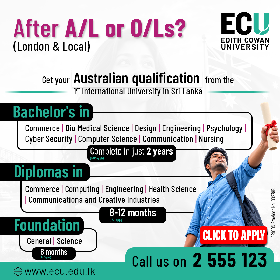 After A/L or O/L? Start Your Australian Qualification in Sri Lanka with ECU 🇦🇺🎓